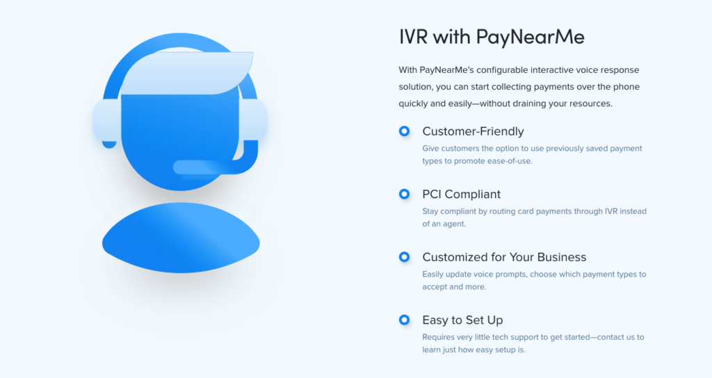 ivr with PayNearMe