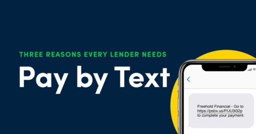 pay by text for lenders