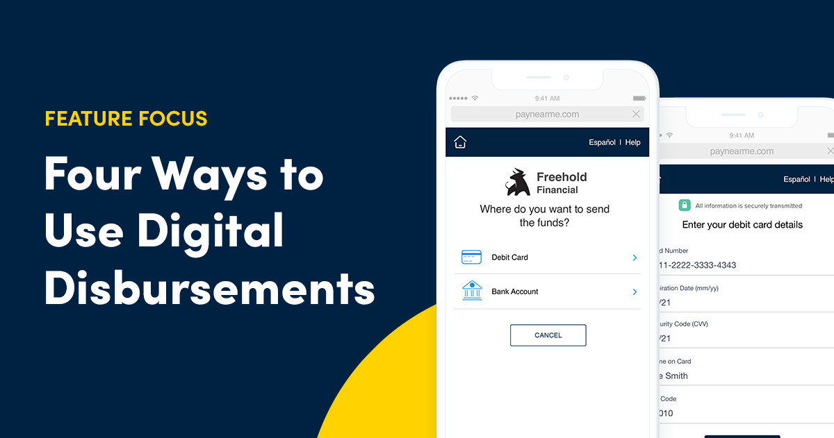 ways to use digital disbursements