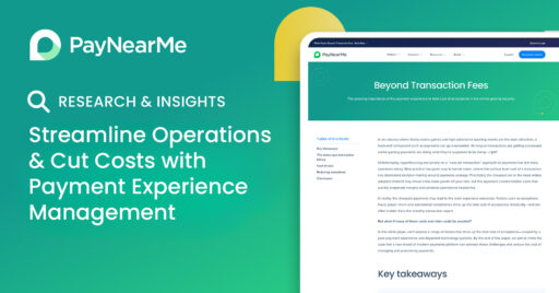 payment experience management for gaming