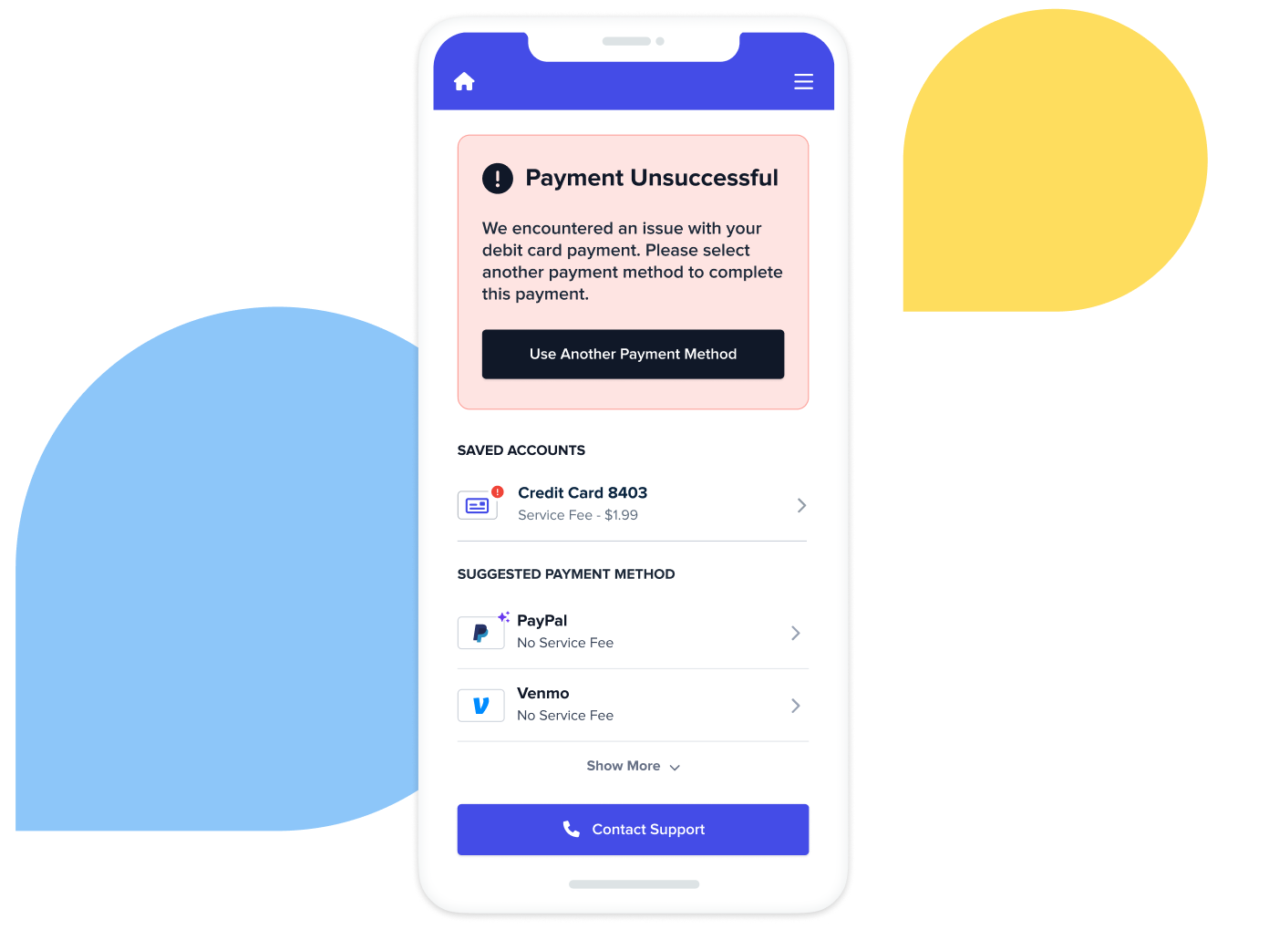 Dynamic Payment Options